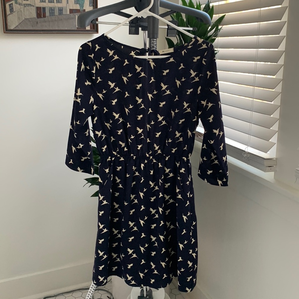 Everly bird dress